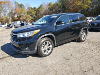  Salvage Toyota Highlander