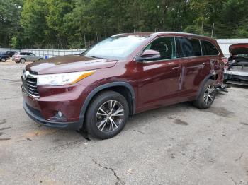  Salvage Toyota Highlander