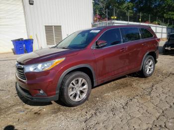  Salvage Toyota Highlander