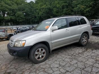  Salvage Toyota Highlander