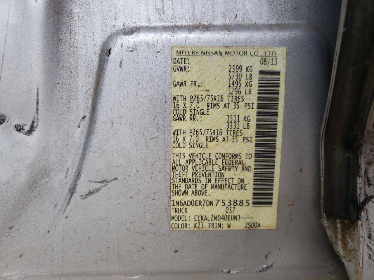 Nissan Frontier S Image 7