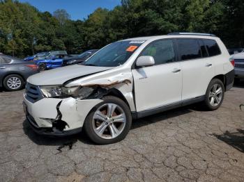  Salvage Toyota Highlander