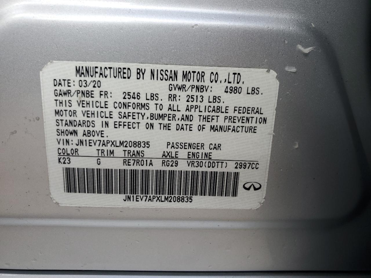 INFINITI Q50 Pure Image 11