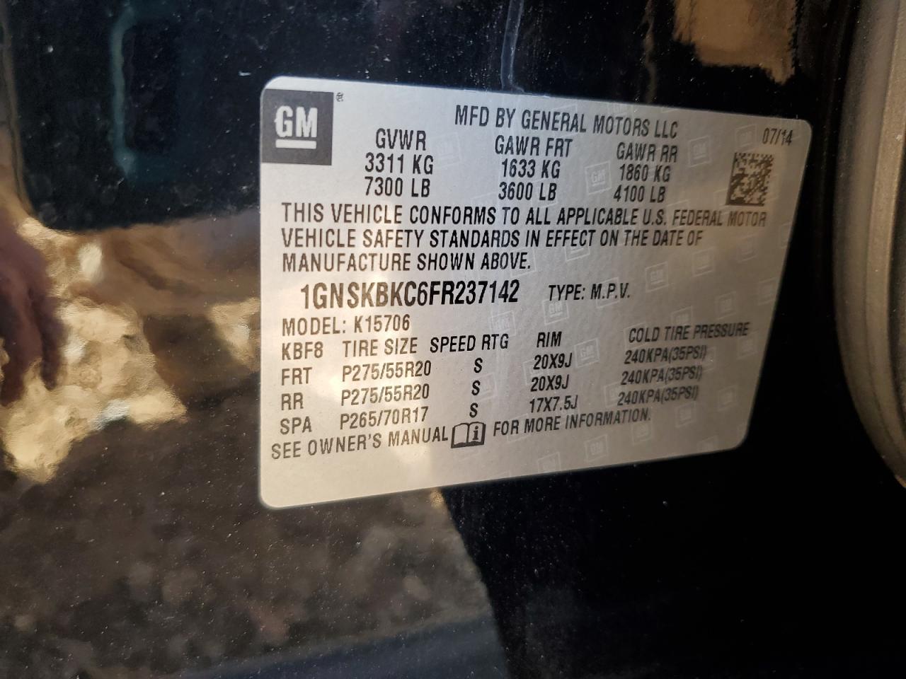 Chevrolet Tahoe K1500 Lt Image 3