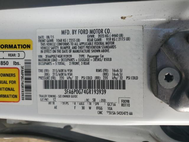 Ford Fusion S Image 9