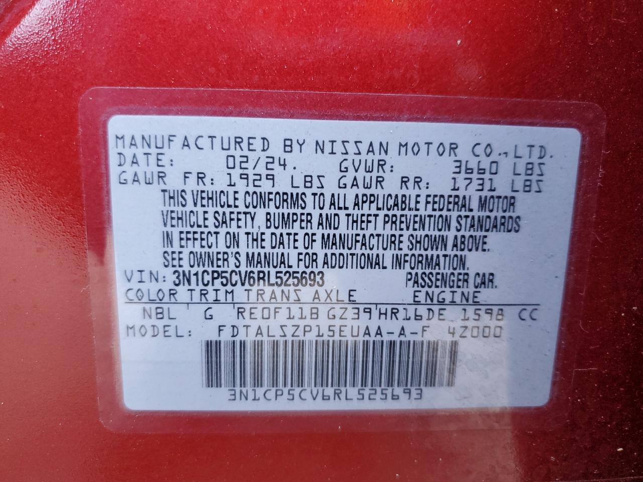 Nissan Kicks Sv Image 2