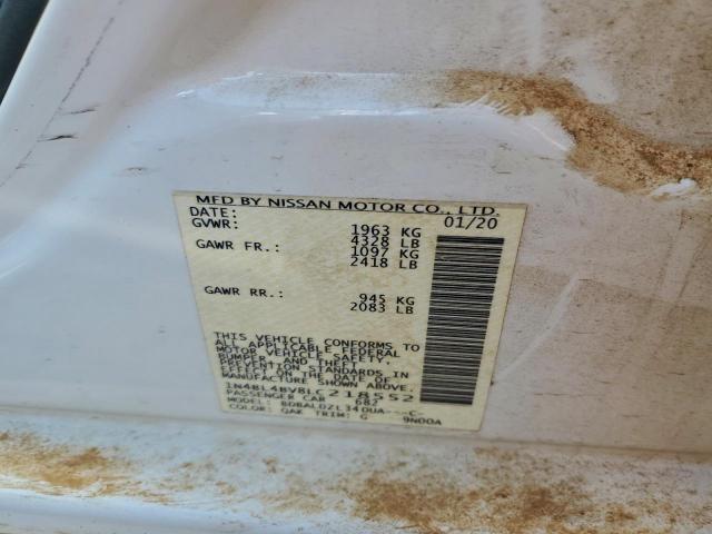 Nissan Altima S Image 9