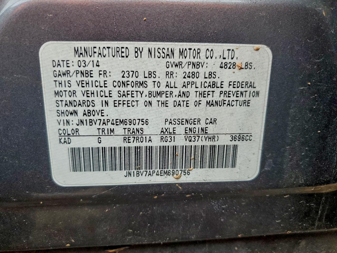 INFINITI Q50 Base Image 10