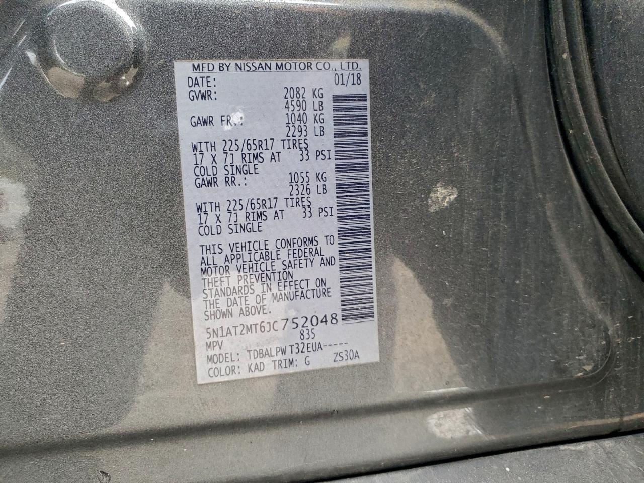 Nissan Rogue S Image 6