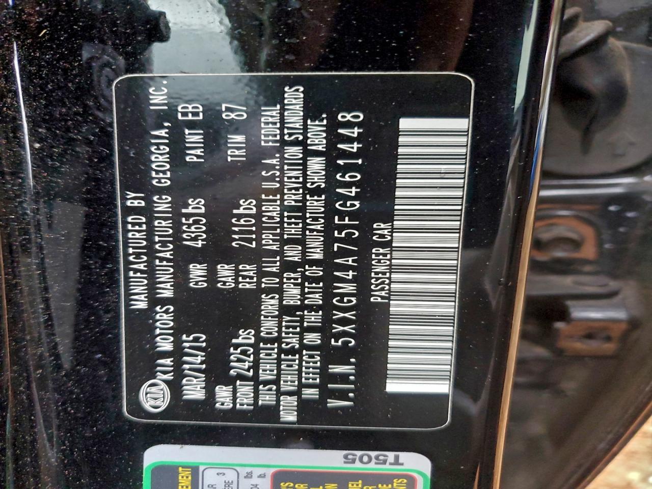 Kia Optima Lx Image 12