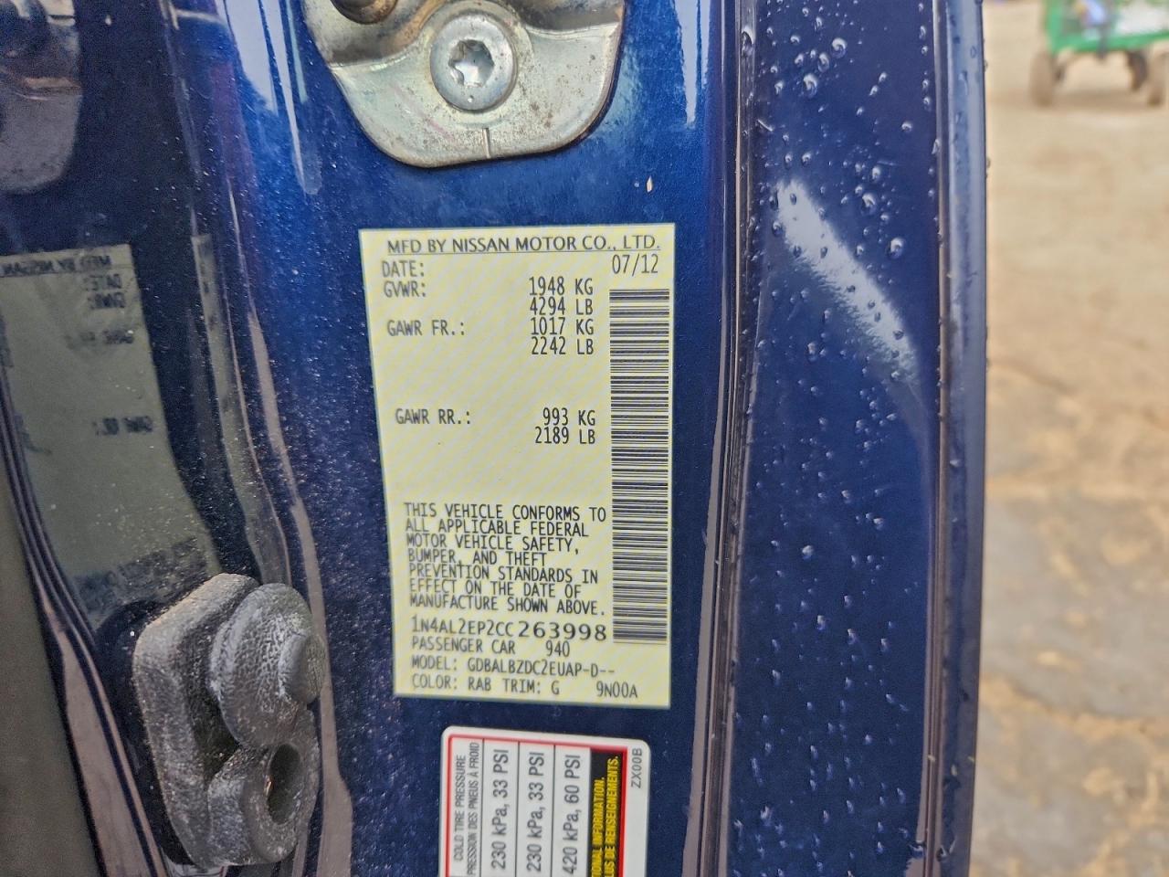 Nissan Altima S Image 7