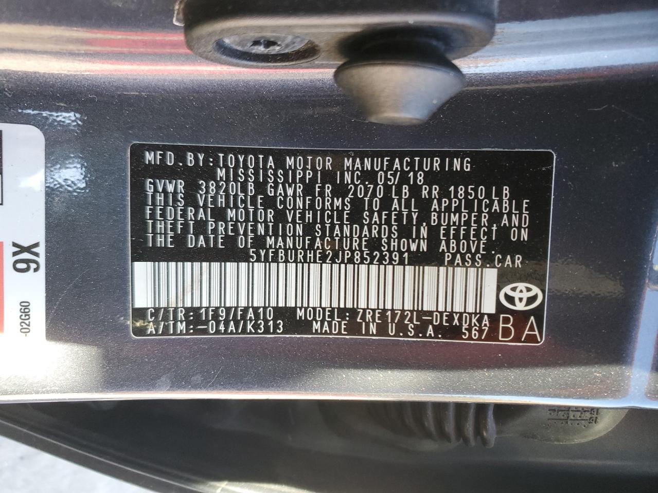 Toyota Corolla L Image 12