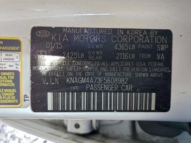 Kia Optima Lx Image 6