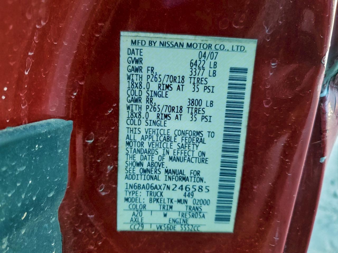 Nissan Titan Xe Image 9