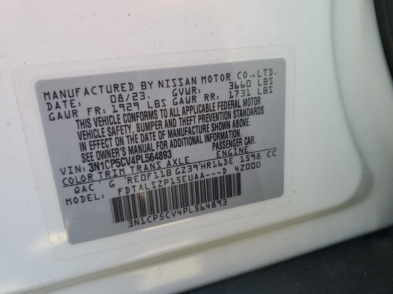 Nissan Kicks Sv Image 11