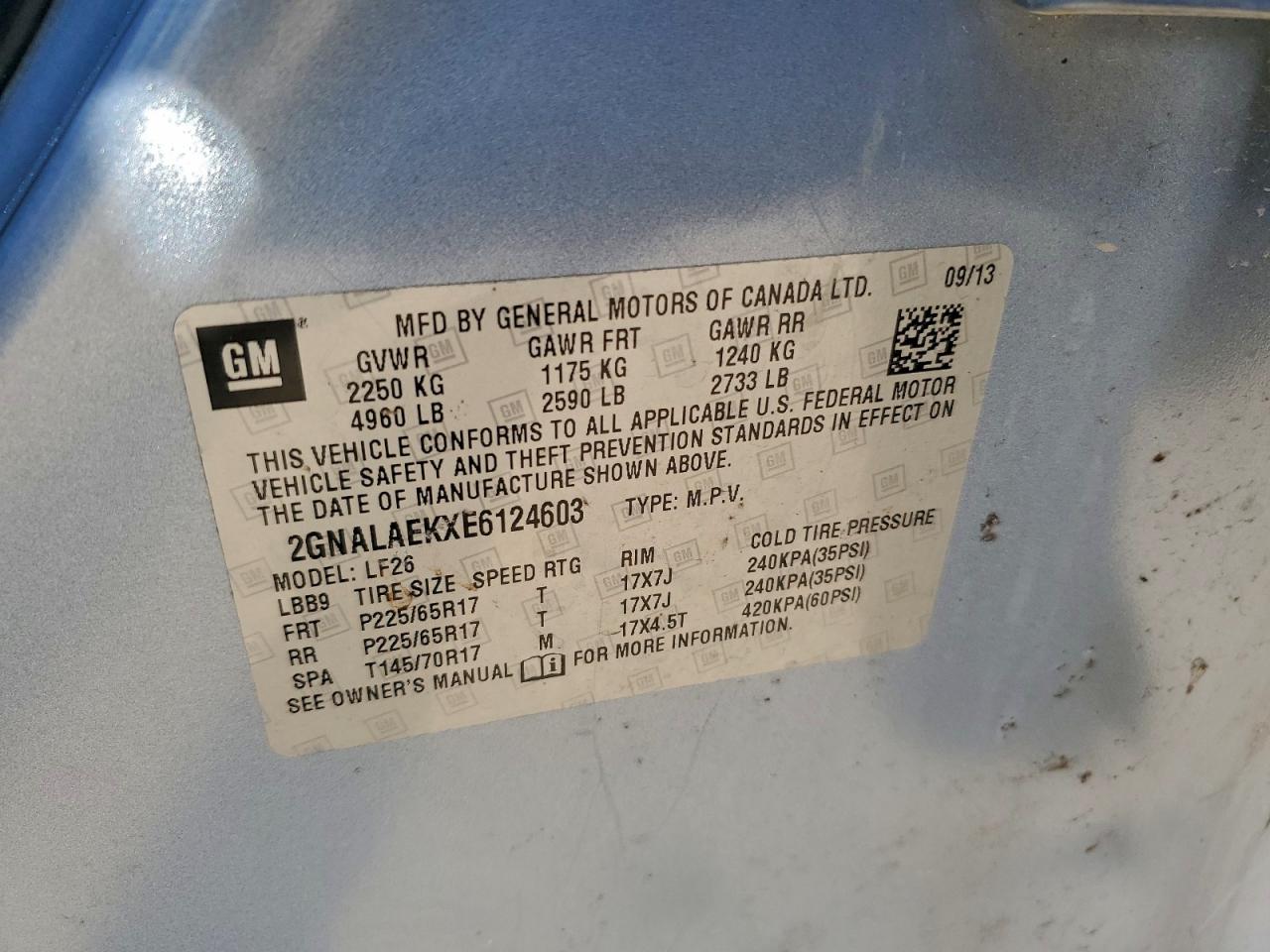 Chevrolet Equinox Ls Image 13