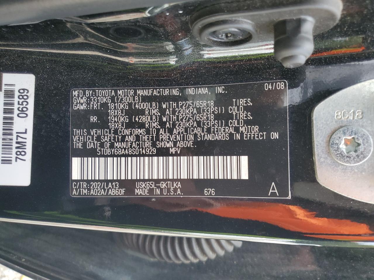 Toyota Sequoia Limited Image 2