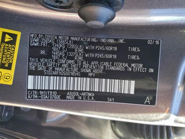 Toyota Highlander Le Image 12