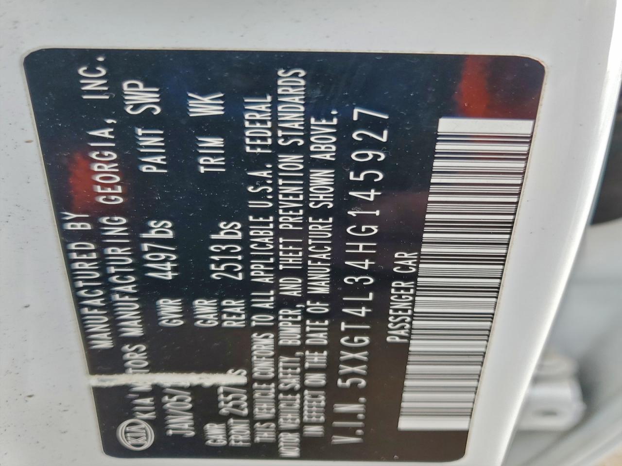 Kia Optima Lx Image 5