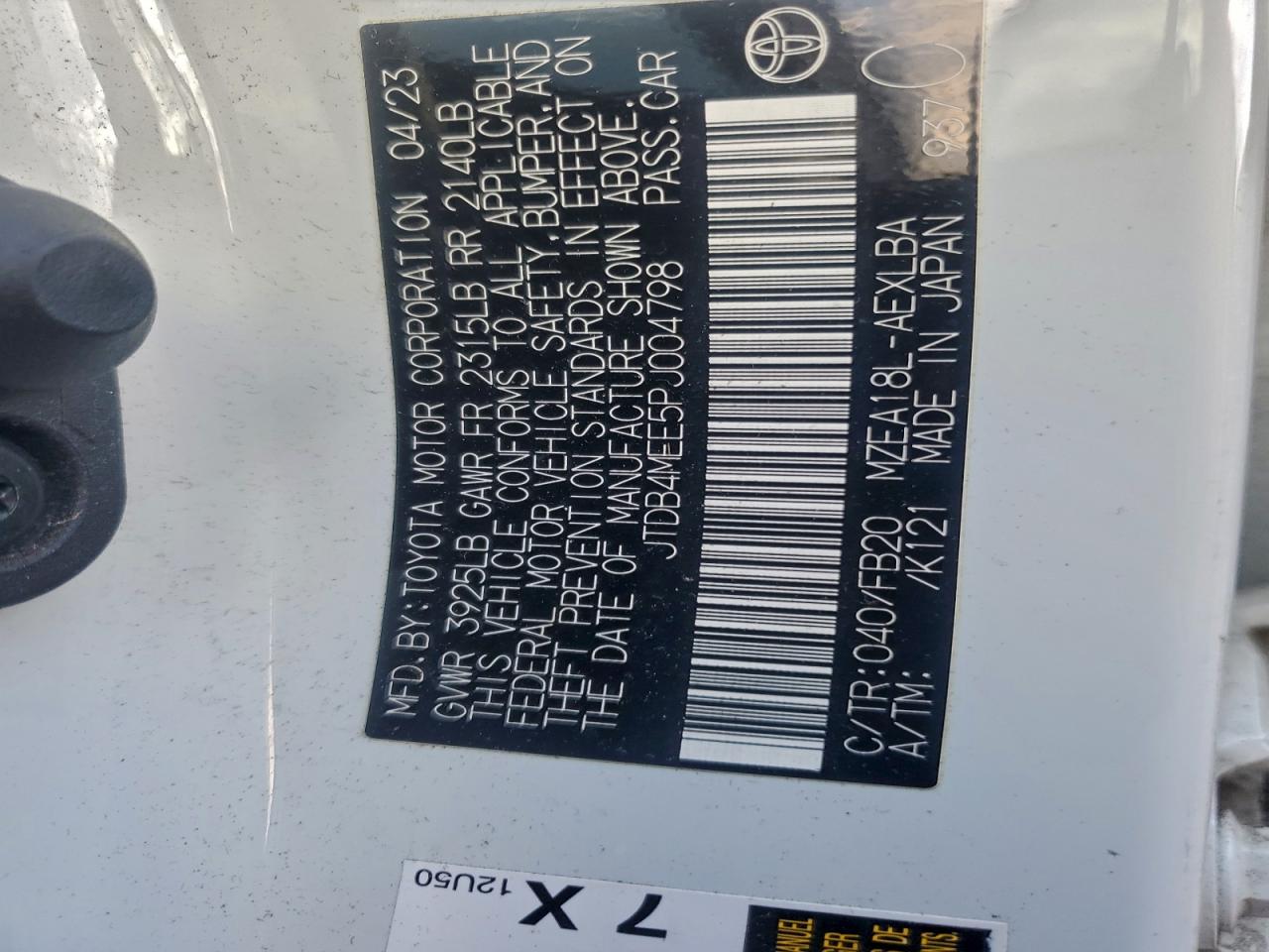 Toyota Corolla Le Image 7