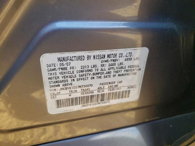 INFINITI G35 Image 10