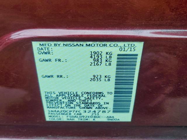 Nissan LEAF S Image 10