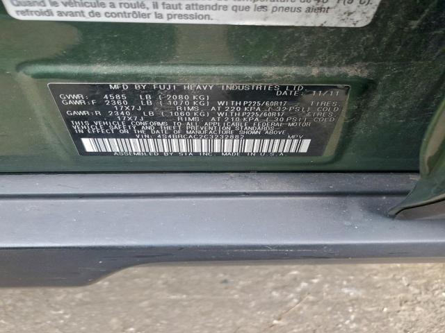 Subaru Outback 2.5i Image 10