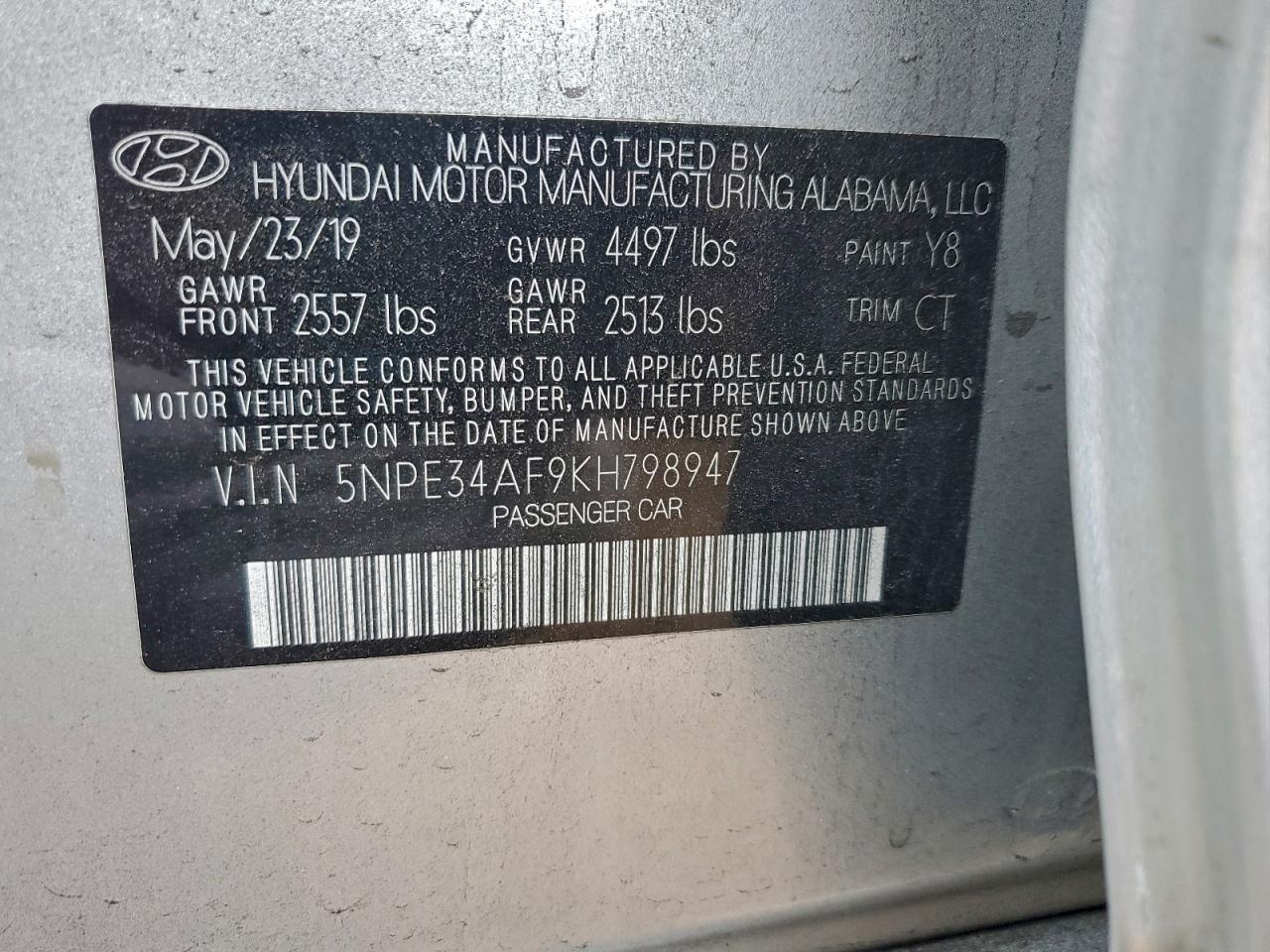 Hyundai SONATA Limited Image 8