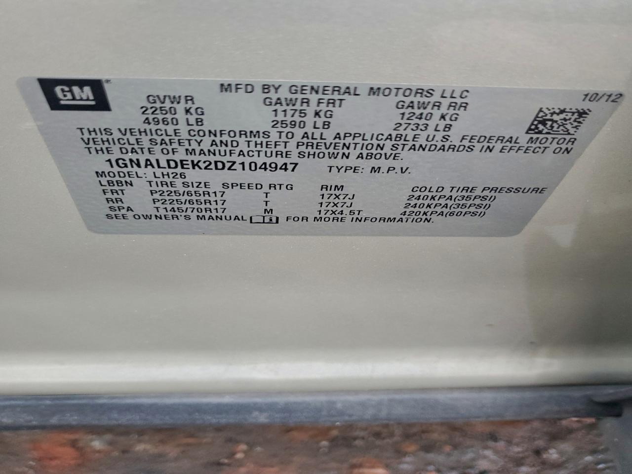 Chevrolet Equinox Lt Image 13