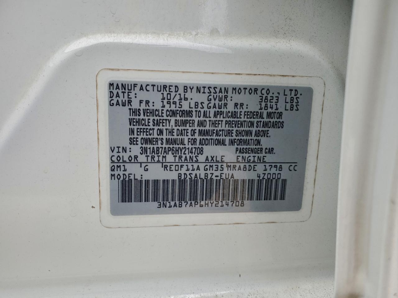 Nissan Sentra S Image 10